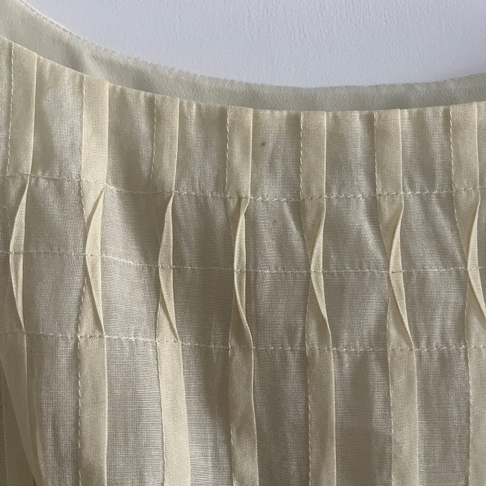 Ann Taylor Yellow Tiered Ruffled Midi Dress - Picture 3 of 6
